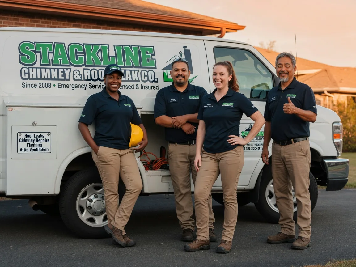 Chimney flashing repair company in Pittsburg, TX